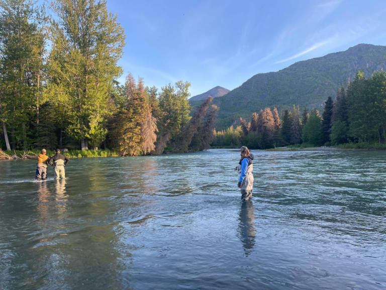 pink salmon fishing guide Anchorage, AK