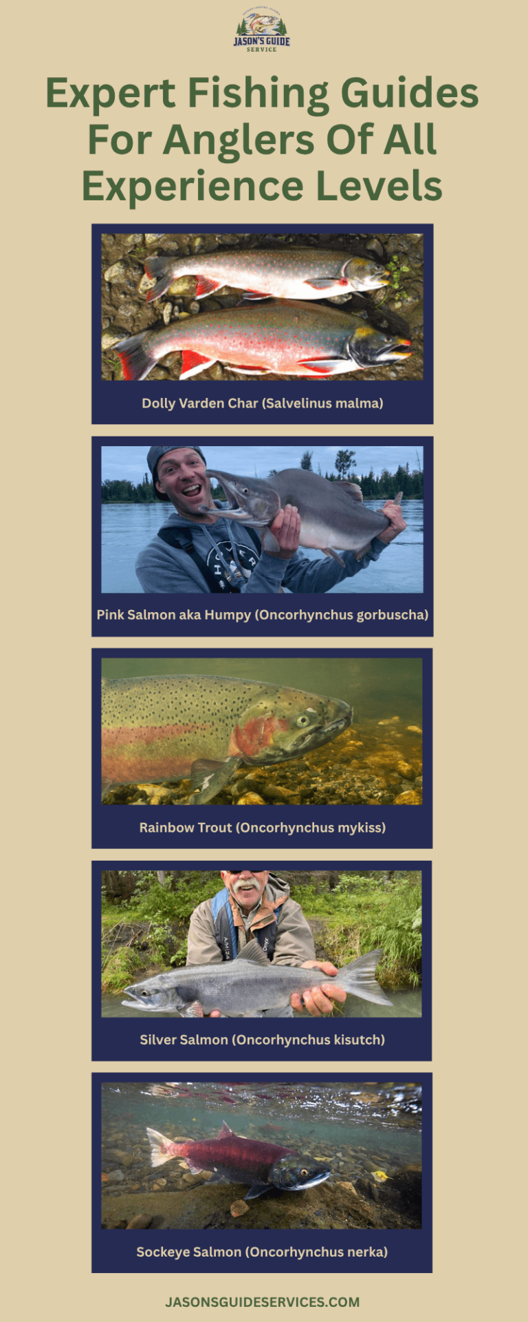 Expert Fishing Guides For Anglers Of All Experience Levels Infographic