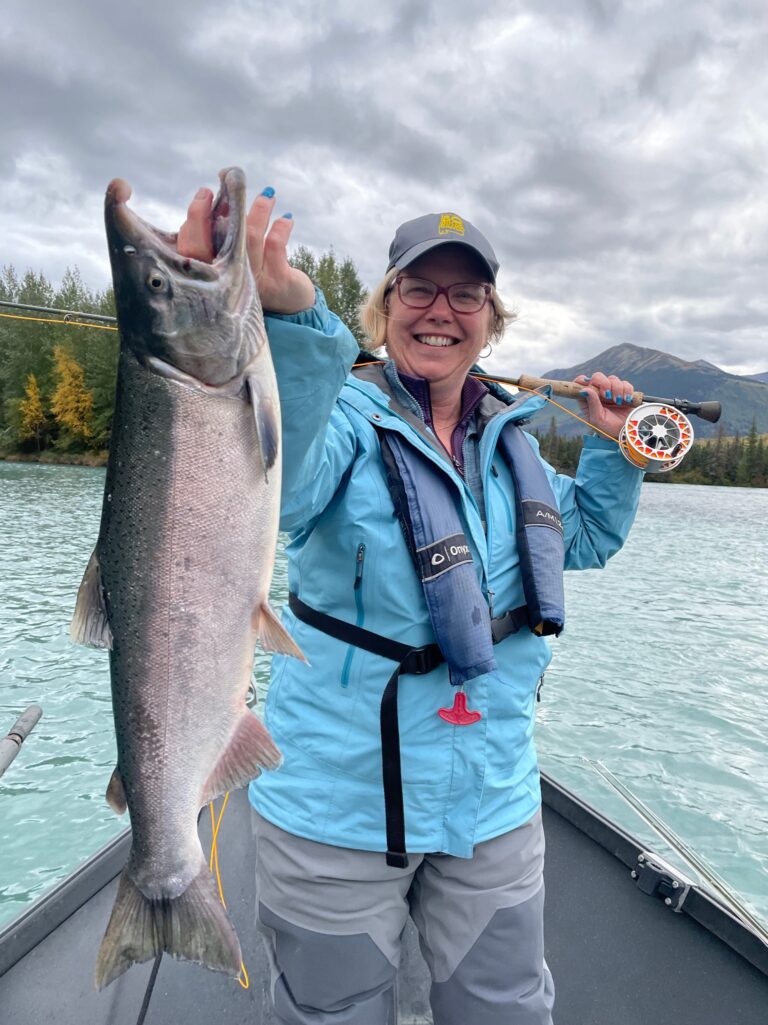 fly fishing charter Anchorage AK on Kenai River