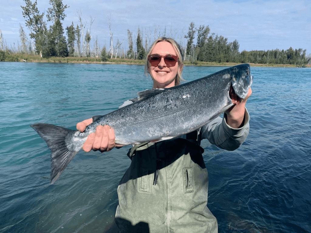 Kenai River Silver salmon fishing